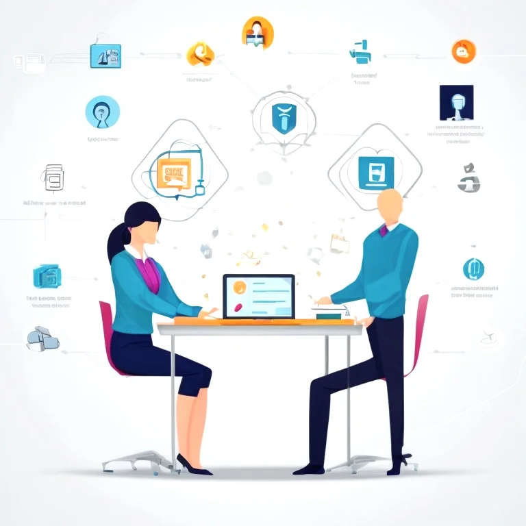 Abbildung eines Karrierepfads im IT-Bereich