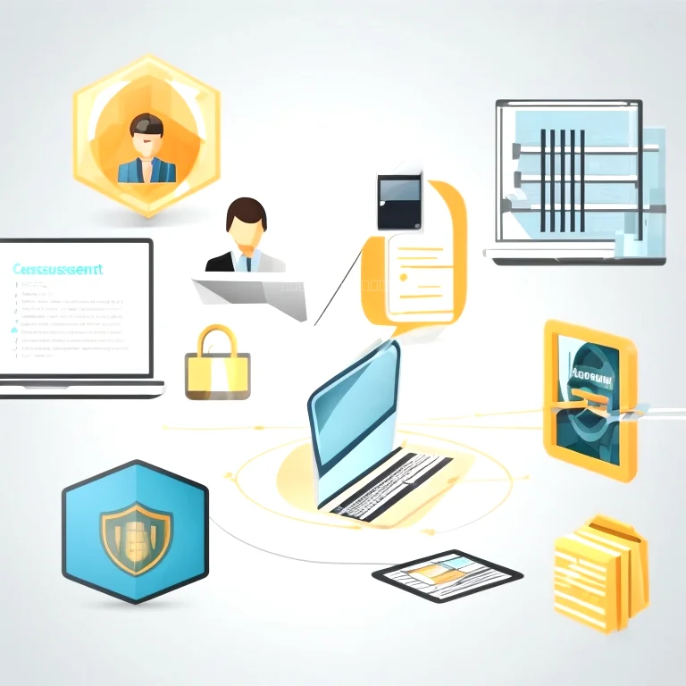 Student lernt online am Laptop